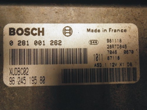 Riadiaca jednotka motora Peugeot 406 1.9 TD 9624519580