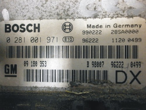 Riadiaca jednotka motora Opel Astra G 2.0 DTI 09180353