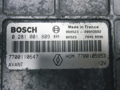 Riadiaca jednotka motora Renault Megane Scenic 1.9 dTi 0281001809