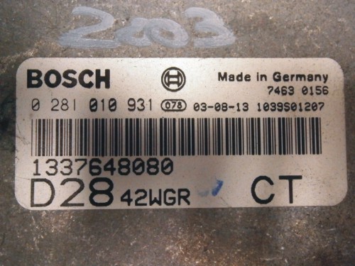Riadiaca jednotka motora Fiat Ducato 2.8 JTD
