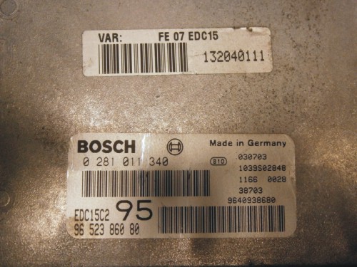 Riadiaca jednotka motora Citroen C5 2.0 HDi 9652386080