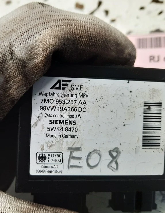 Modul imobilizéra Volkswagen Sharan 7M0953257AA