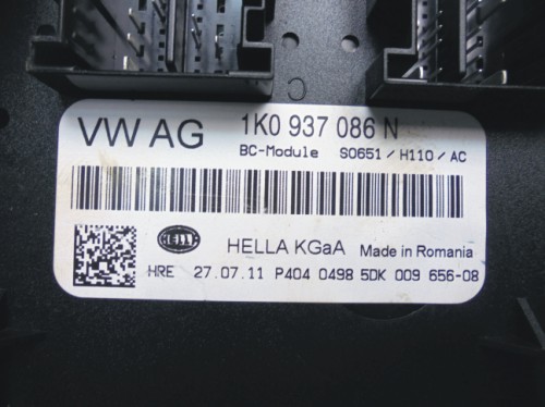 BC modul Skoda Octavia 1K0937086N