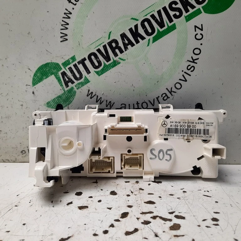 Ovládač kúrenia Mercedes A 160 A1699000900