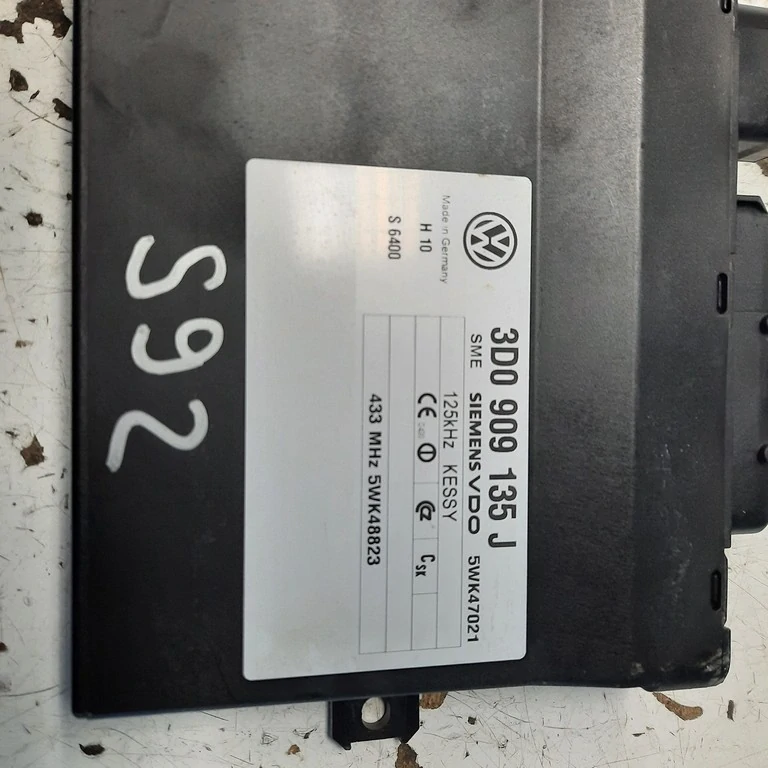 Riadiaca jednotka komfortu VOLKSWAGEN TOUAREG 3D0909135J