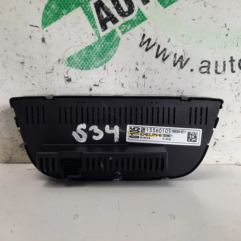 Ovládač kúrenia Opel Astra J 13360105 