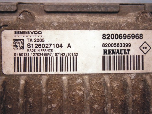 Riadiaca jednotka motora Renault Grand Scenic II 1.9 dCi