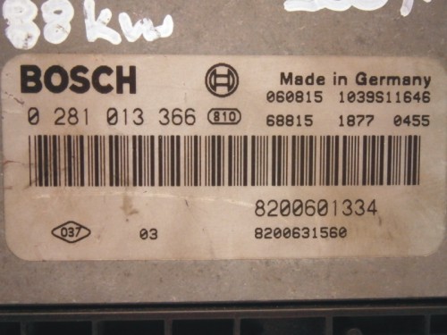 Riadiaca jednotka motora Renault Scenic II 1.9 dCi 0281013366