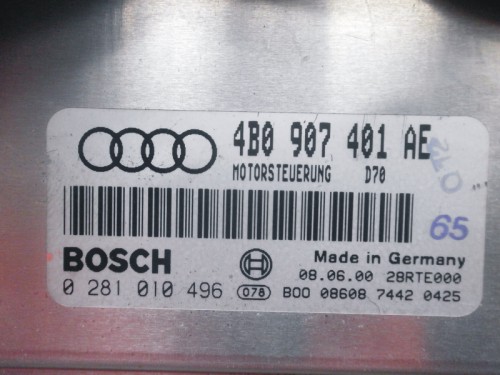 Riadiaca jednotka motora Audi A6 2.5 TDI 4B0907401AE