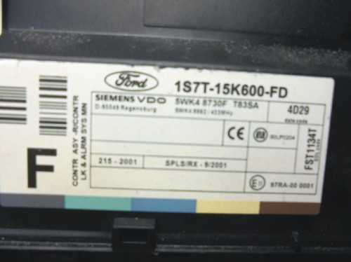 Komfortka Ford Focus 5WK48730F