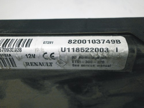 Komfortka UCH Renault Thalia 8200103749B
