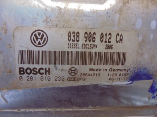 Riadiaca jednotka motora Seat Leon 1.9 TDi 038906012CA