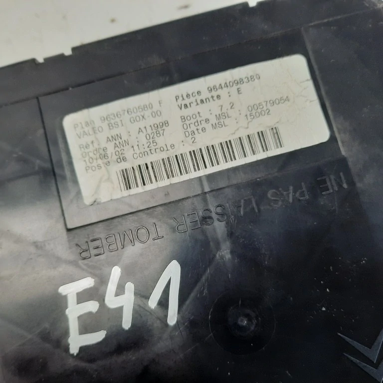 Peugeot 307 BSI 9636760580