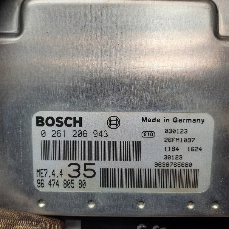 Riadiaca jednotka motora Peugeot 307 1.6 16V 9647480580 