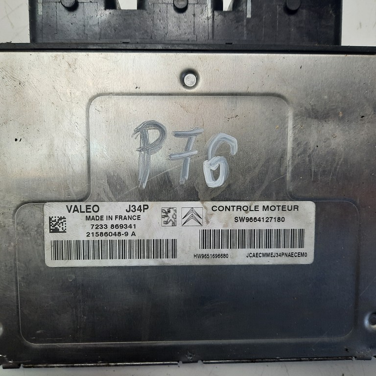 Riadiaca jednotka motora Citroen C2 1.4 8V 9664127180
