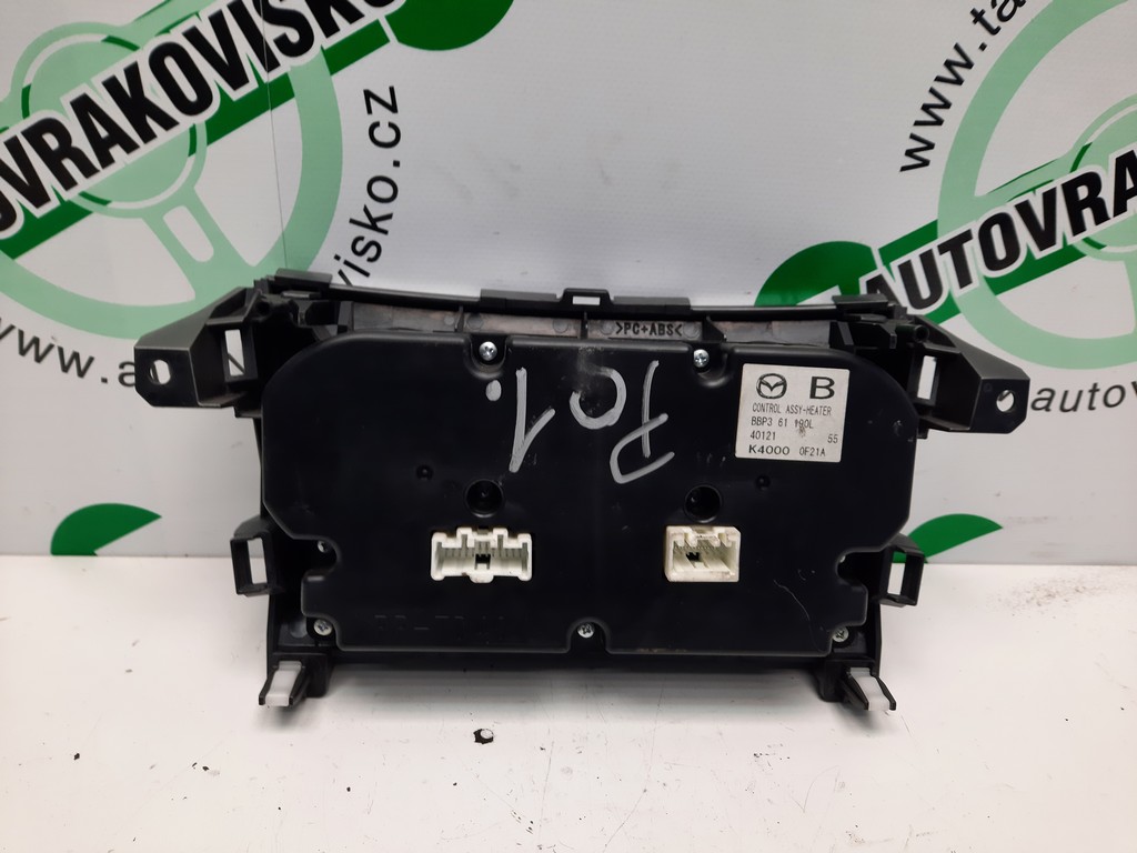 Ovládač kúrenia Mazda 3 BBP361190L