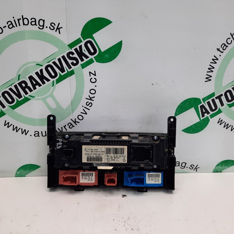 Ovládač kúrenia Peugeot 407 96573322