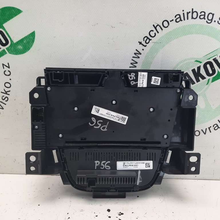 Ovládač kúrenia Opel Astra J 13435148