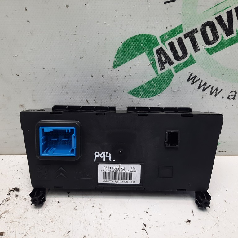 Ovládač kúrenia Citroen C3 Picasso 96711892XU