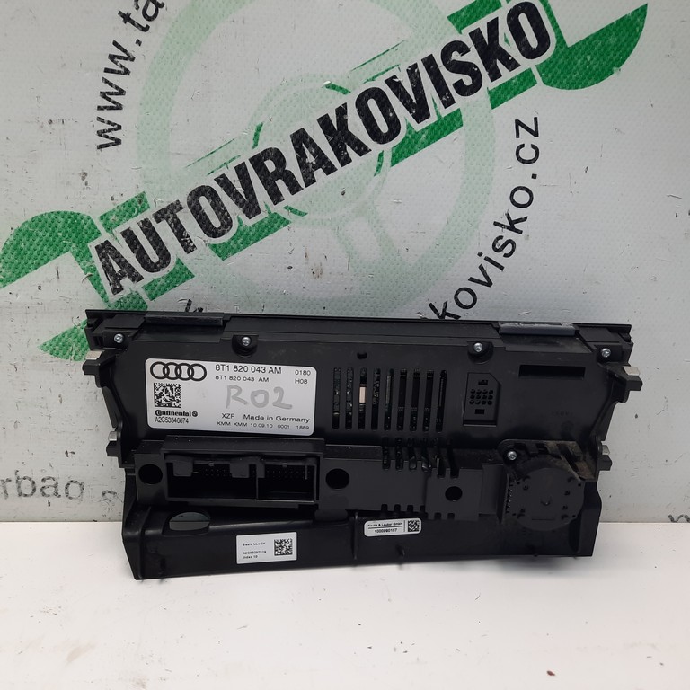 Ovládač kúrenia Audi A4 B8 8T1820043AM
