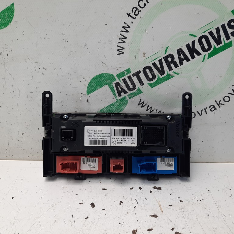 Ovládač kúrenia Peugeot 407 96610448YP