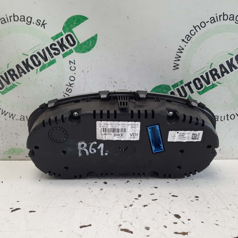 Tachometer Škoda Rapid 5JA920840E 