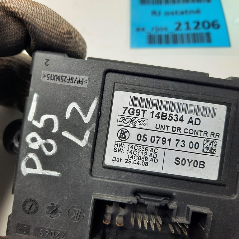 Riadiaca jednotka ľavé zadné dvere Ford S-Max 7G9T14B534AD