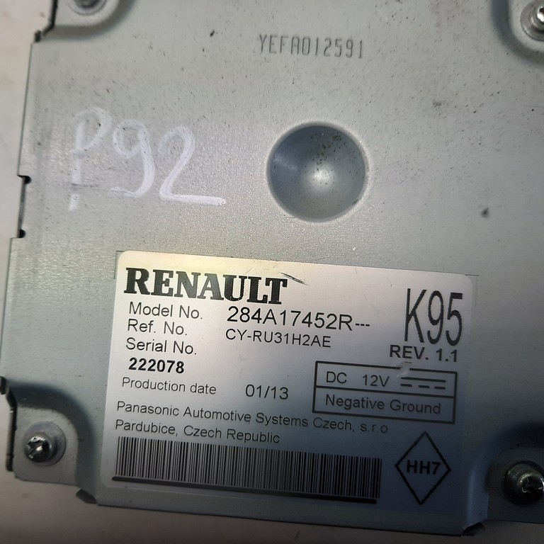 Riadiaca jednotka kamera Renault Megane III 284A17452R 