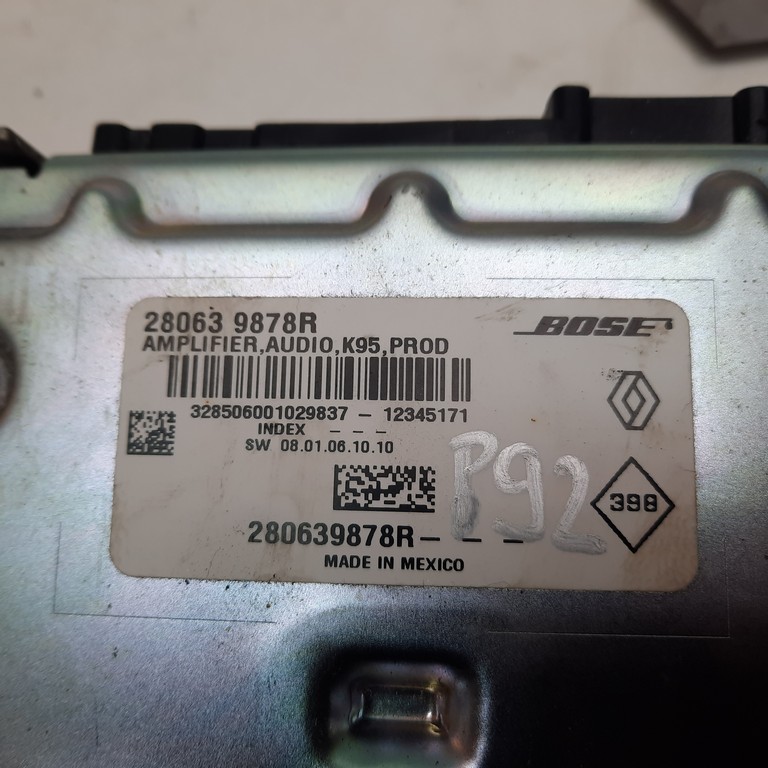 Riadiaca jednotka zosilňovač radio BOSE Renault Megane III 280639878R 
