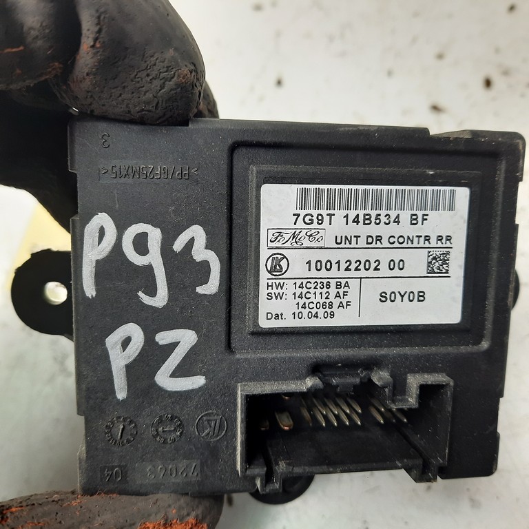 Riadiaca jednotka pravé zadné dvere Ford Mondeo MK4 7G9T14B534BF