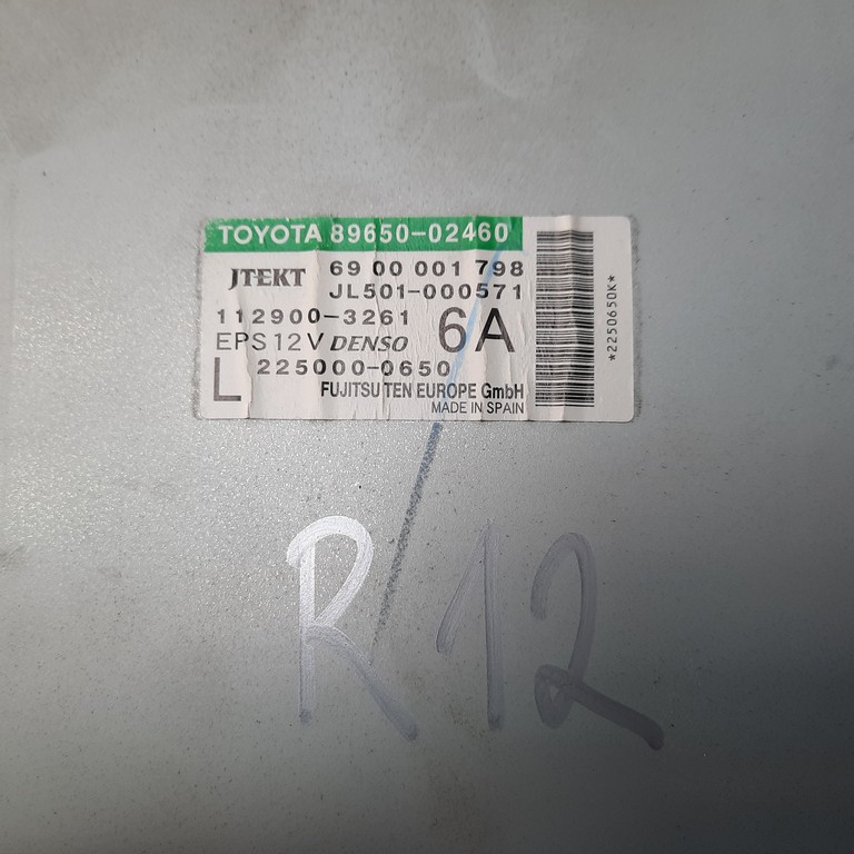 Riadiaca jednotka posilňovača riadenia Toyota Auris 89650-02460