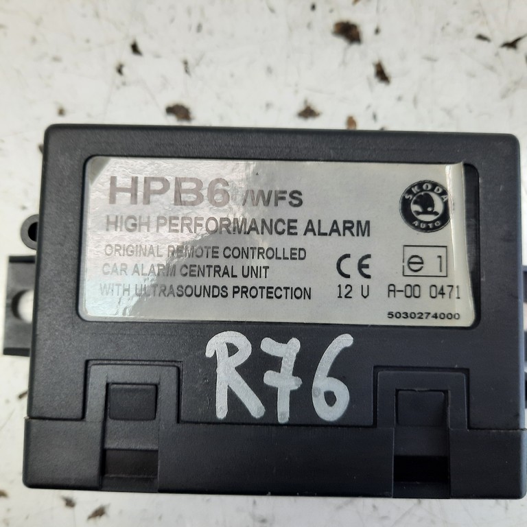 Riadiaca jednotka alarm Škoda Octavia II A0601370 HPB6