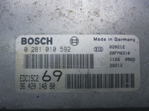 Riadiaca jednotka motora Peugeot 306 2.0 HDi 0281010592