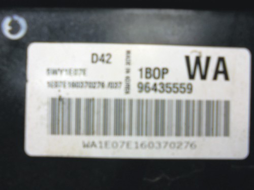 Riadiaca jednotka motora Chevrolet Aveo 1.2 96435559WA