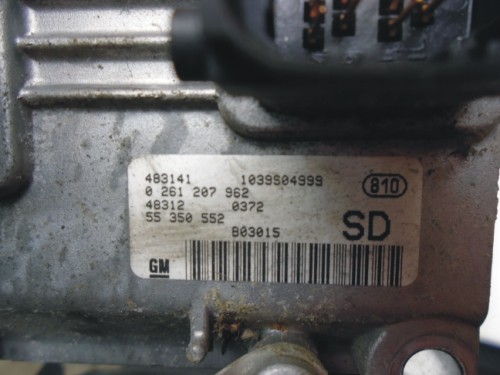 Riadiaca jednotka motora Opel Corsa C 1.2 0261207962