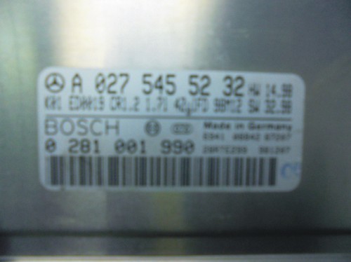 Riadiaca jednotka motora Mercedes A170 CDI 0281001990