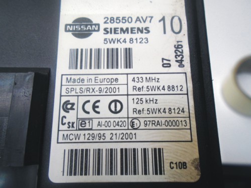 Komfortka Nissan Primera (P12) 28550AV710