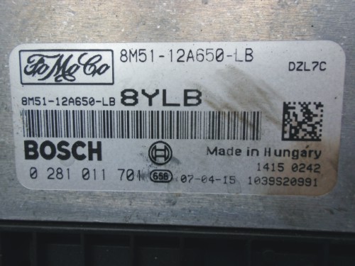 Riadiaca jednotka motora Ford Focus II 1.6 TDCi 0281011701