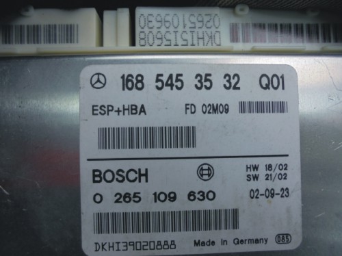 Riadiaca jednotka ESP + BAS Mercedes A 0265109630