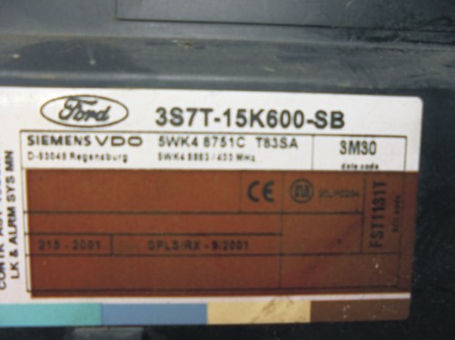 Komfortka Ford Mondeo III 3S7T15K600SB