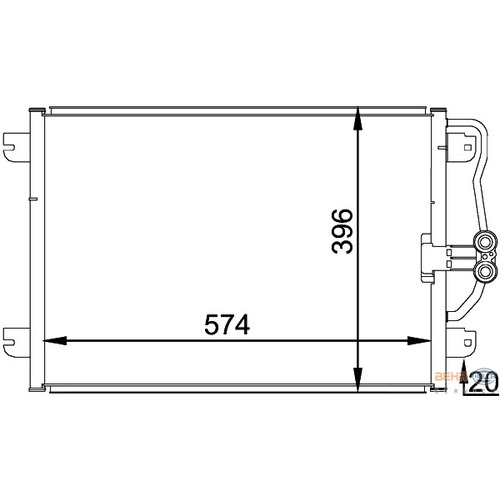 Chladič klimatizácie Renault Megane Scenic 7700432392