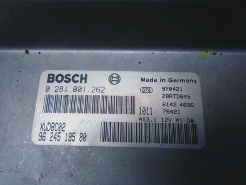 Riadiaca jednotka motora Citroen Xantia 1.9 TD 0281001262