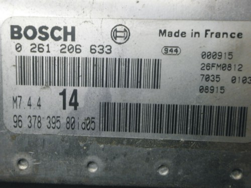 Riadiaca jednotka motora Citroen Xsara Picasso 1.6 8V 0261206633