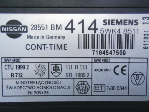 Komfortka Nissan Almera II 5WK48511