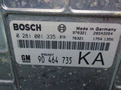 Riadiaca jednotka motora Opel Vectra B 2.0 DI 0281001335