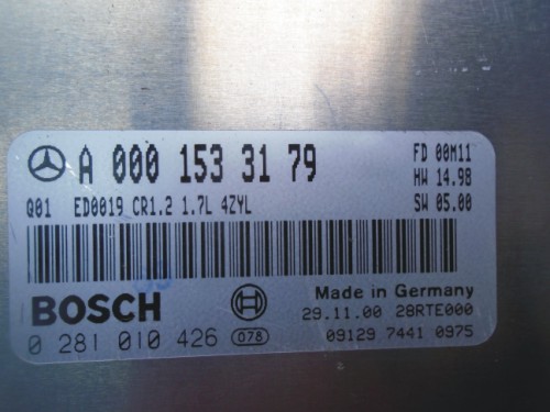 Riadiaca jednotka motora Mercedes A170 CDI 0281010426