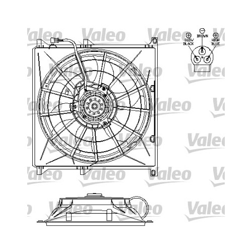 Ventilátor chladiča BMW 3 (E36) 0130303819