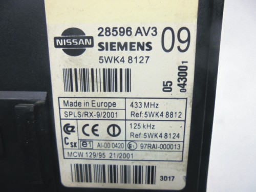 Komfortka Nissan Primera 5WK48127