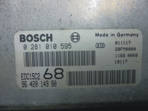 Riadiaca jednotka motora Citroen Xsara Picasso 2.0 HDi 0281010595