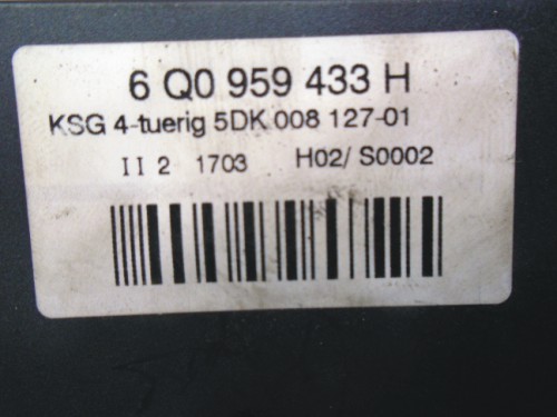 Komfortka Skoda Fabia 6Q0959433A